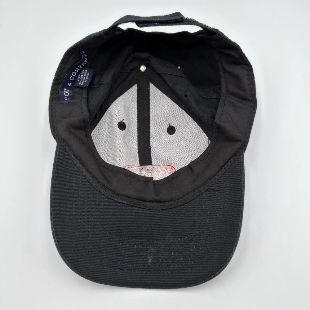 Youth Peterbilt Baseball Hat Black Red Oval Logo Trucker Cap Adjustable Strap